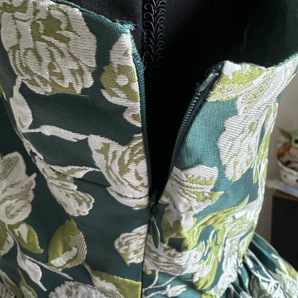 Anthropologie Sunday in Brooklyn Floral Jacquard Peplum XL - Picture 4 of 4